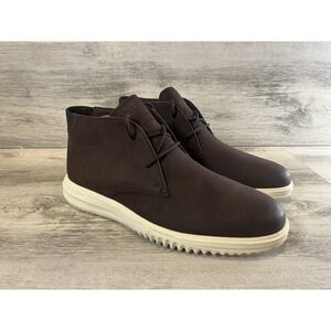 Cole Haan Men's Grand+ Chocolate/Ivory Leather Chukka Boots C36933 Size 8